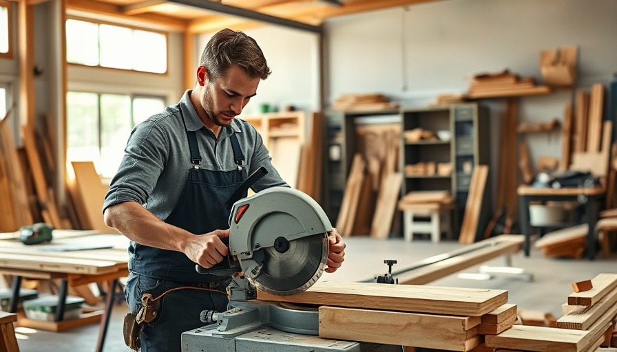 Fire Prevention and Heat Pumps workshop safety with cutting wood using a saw.