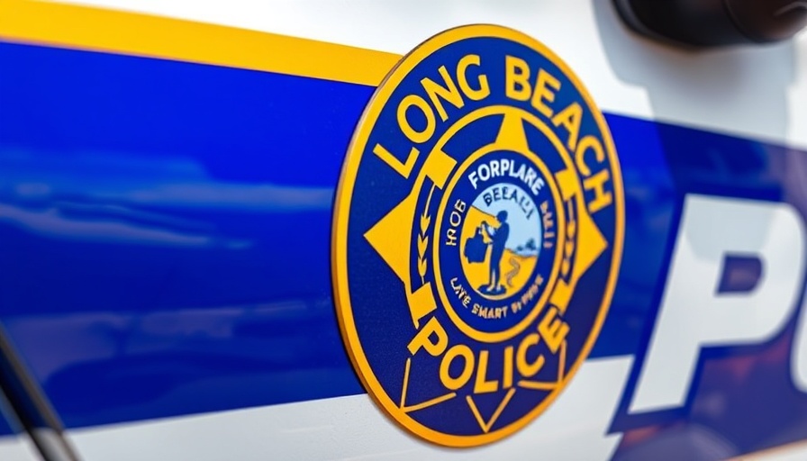Long Beach police emblem symbolizing authority and identity.