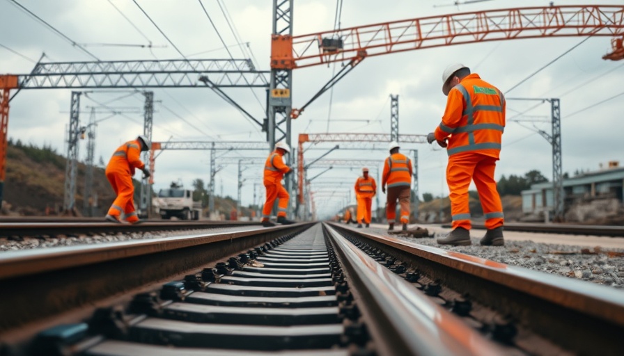 Network Rail spending shift contractors working on tracks.