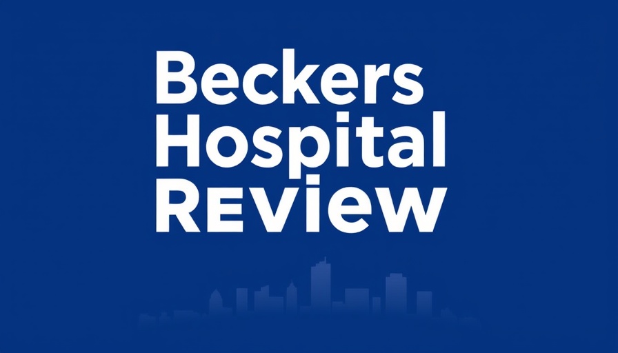 Becker's Hospital Review logo against a blue skyline for HCA South Carolina hospital CEO appointment