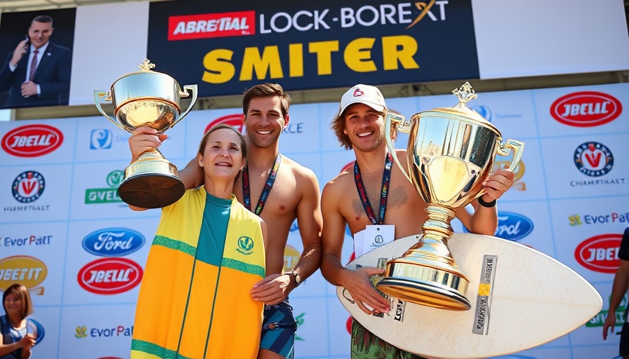2025 WSL World Champions celebrating with trophies at event.