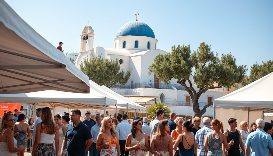 Greek-style event at Greece Olympic team house in Long Beach.