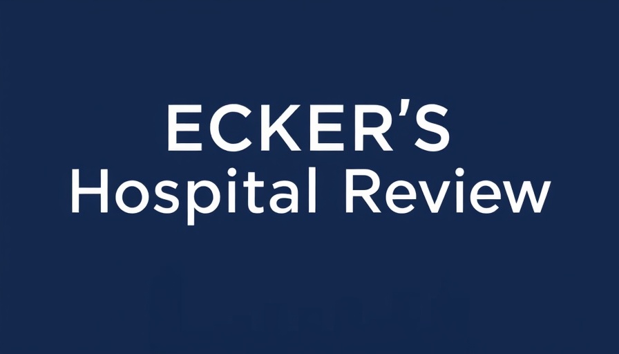 Becker's Hospital Review logo on a blue background