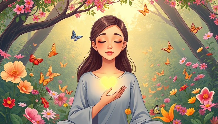 Serene meditation in forest illustrating inner faith discovery through nature.