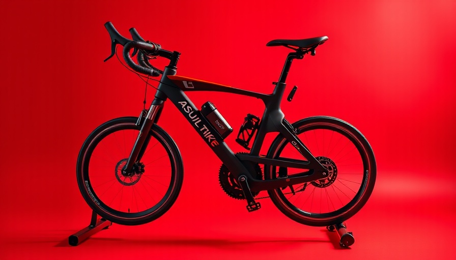 AssaultBike Pro X on vibrant red background in studio setting.