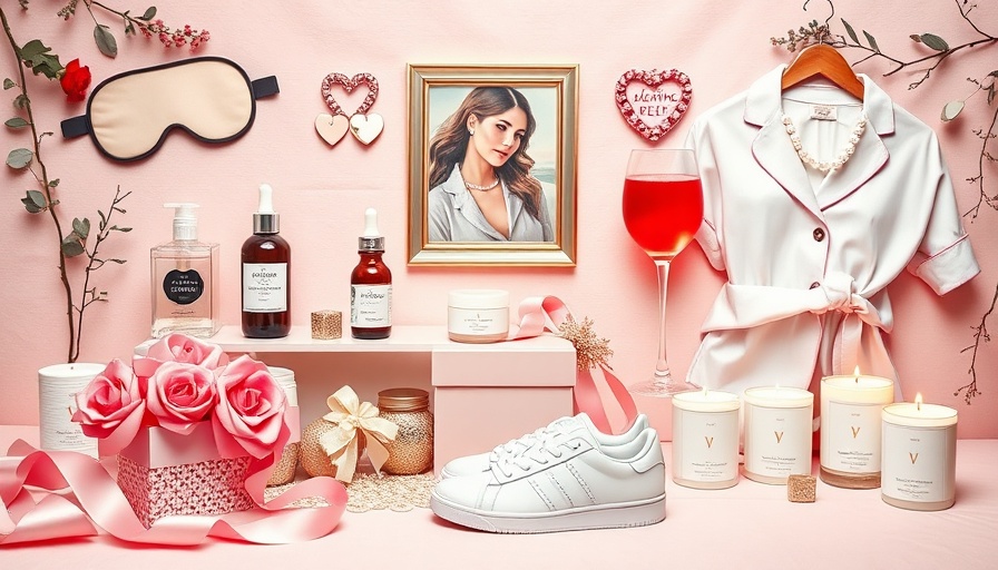Stylish Valentine's Day gifts for her, featuring fashion and self-care items.