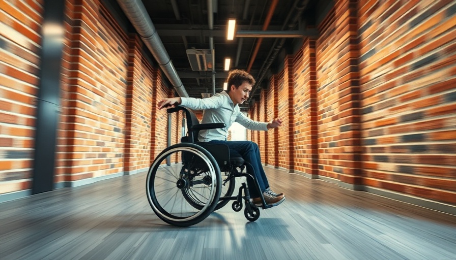 Living with a disability in a modern industrial space.