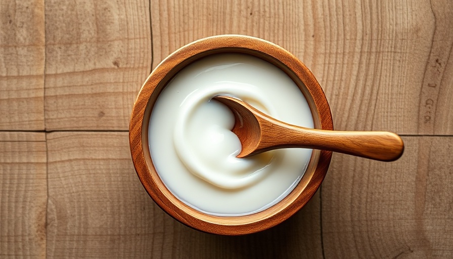 Rustic wooden bowl with coconut oil and spoon.