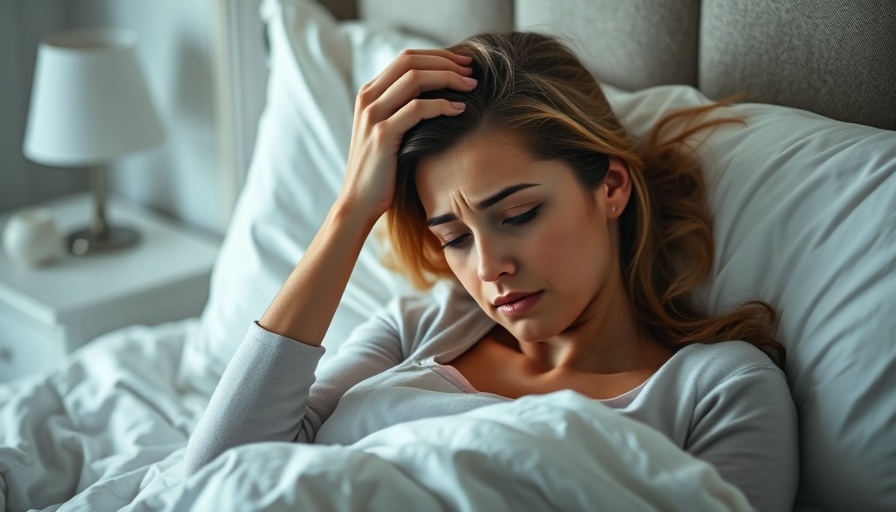 Woman feeling unwell in bed during flu season.