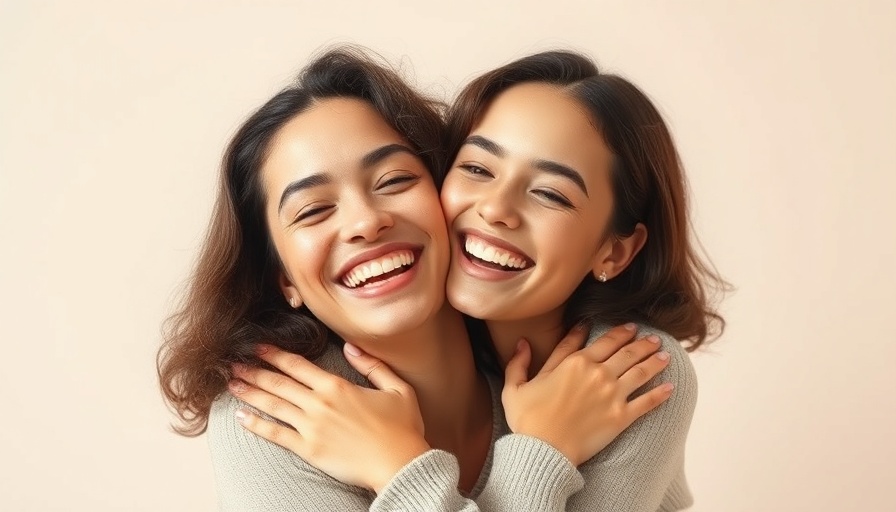 Joyful woman embracing herself, fostering your authentic self