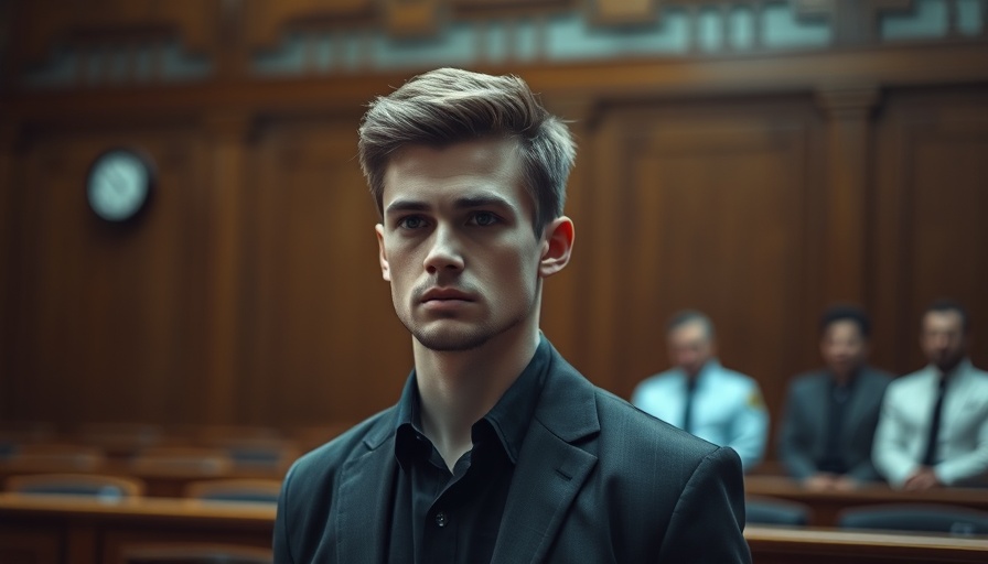 Young man in courtroom during Luigi Mangione healthcare case.