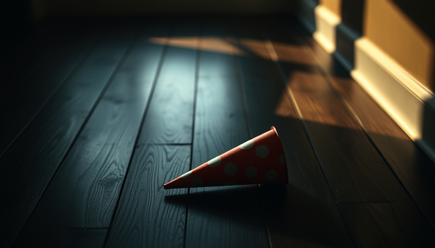 Lonely forgotten party hat on wooden floor, Why New Year’s Resolutions Fail