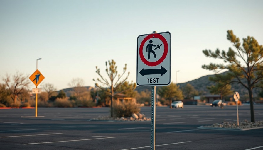 Emergency and measles testing signs in a parking lot, highlighting Measles Outbreaks and Vaccine Effectiveness.