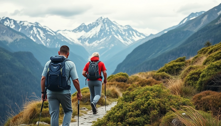 Functional Fitness Workout Benefits of Hiking on a mountain trail.