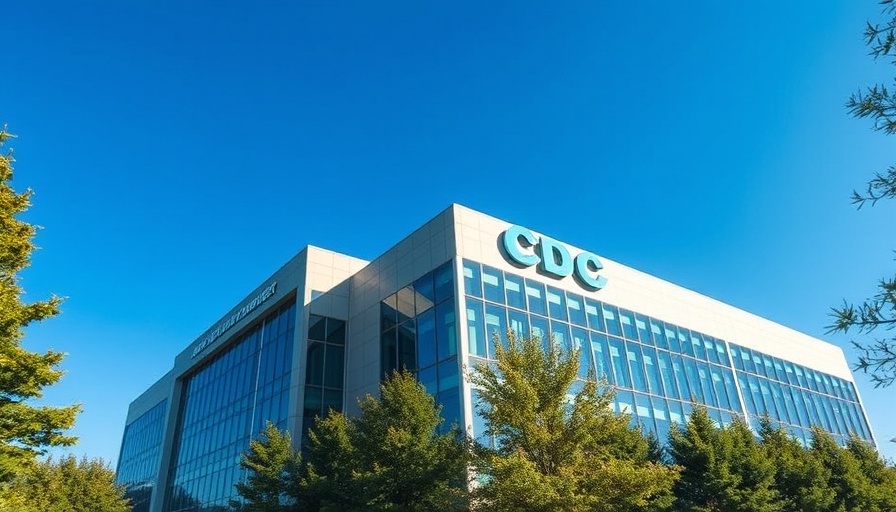 CDC headquarters signage and building on a clear day.