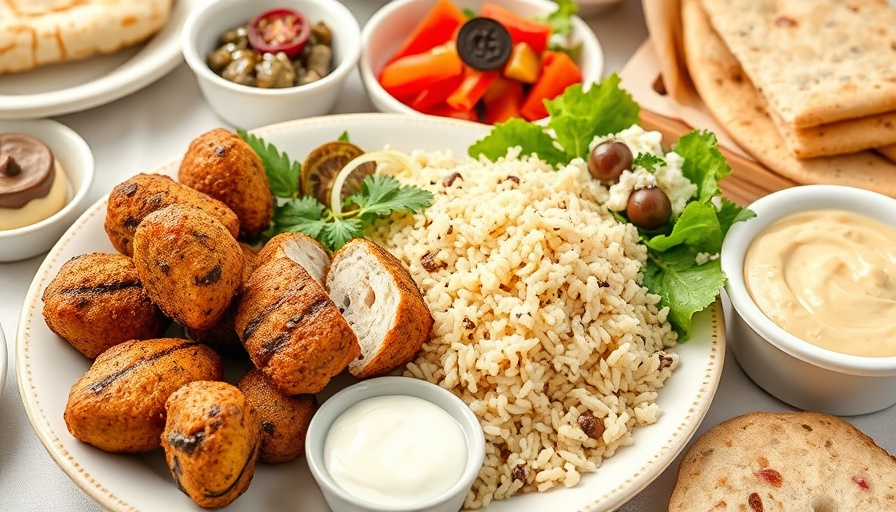 Friday Faves: Mediterranean feast with falafel, salad, and hummus