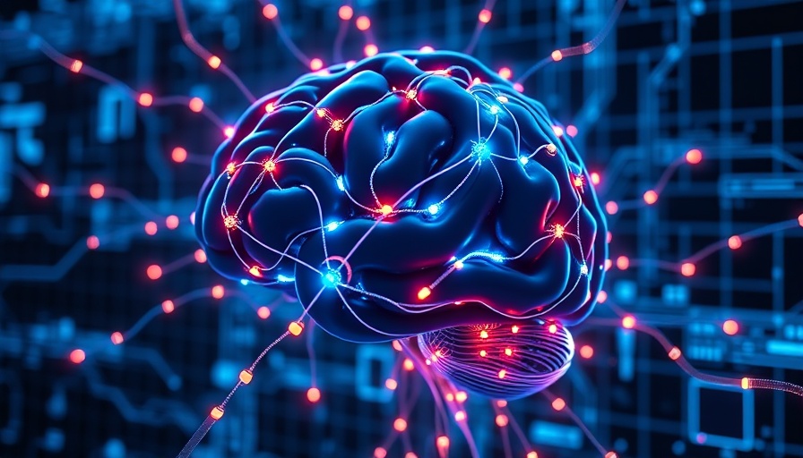 Futuristic AI interface with digital brain and holograms, symbolizing AI impact on podcast quality.