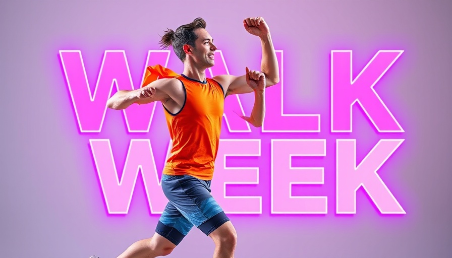 Lacee Green Walk Week participant exercising enthusiastically.