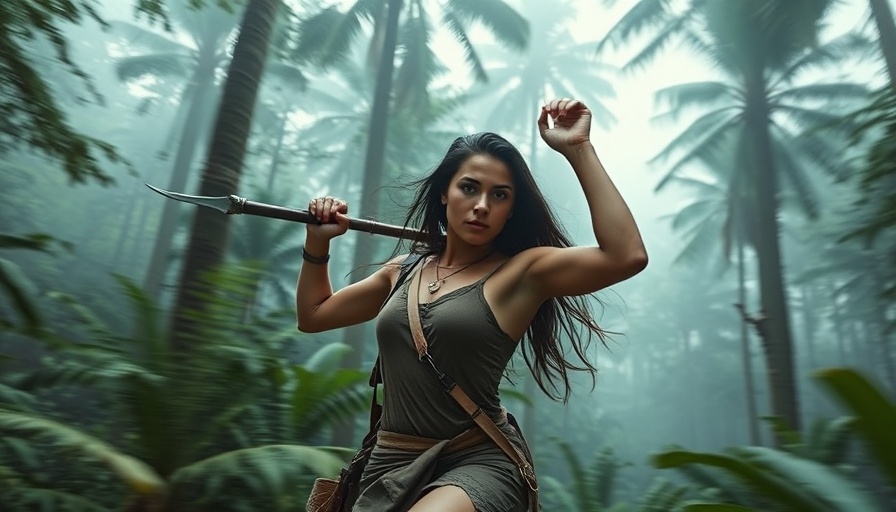 AI-powered PlayStation character exploring a lush jungle environment.