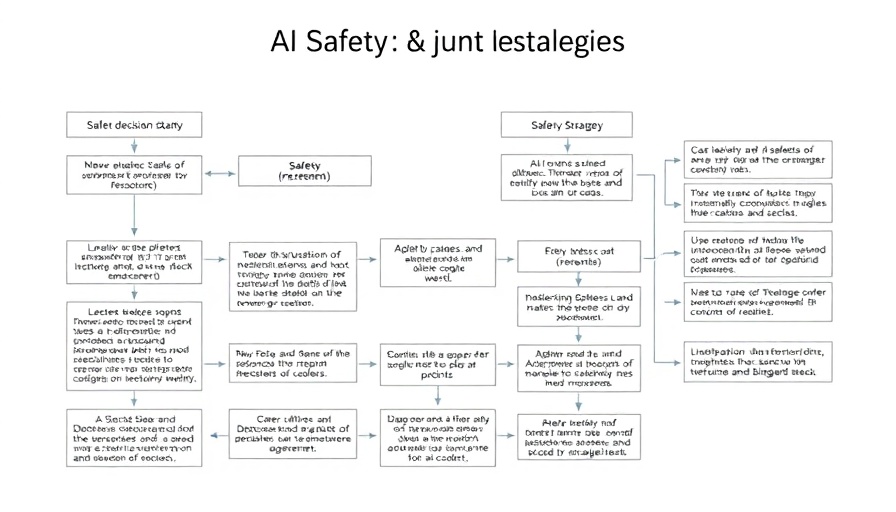 AI safety and alignment strategies flowchart depicting different outcomes.