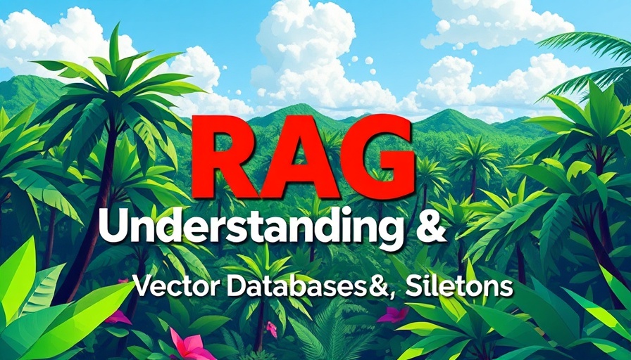 Stylized landscape with text on vector databases and indexing strategies.