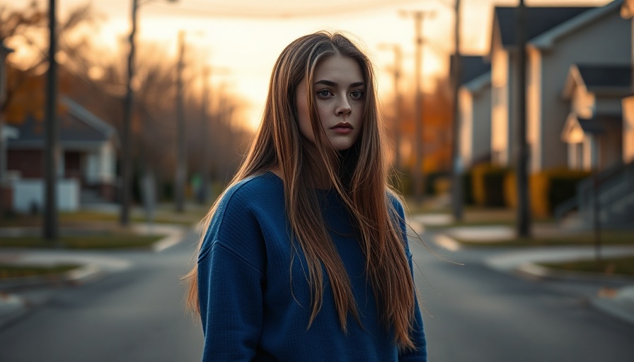 Impact of COVID-19 on High School Students: Thoughtful young woman outdoors.