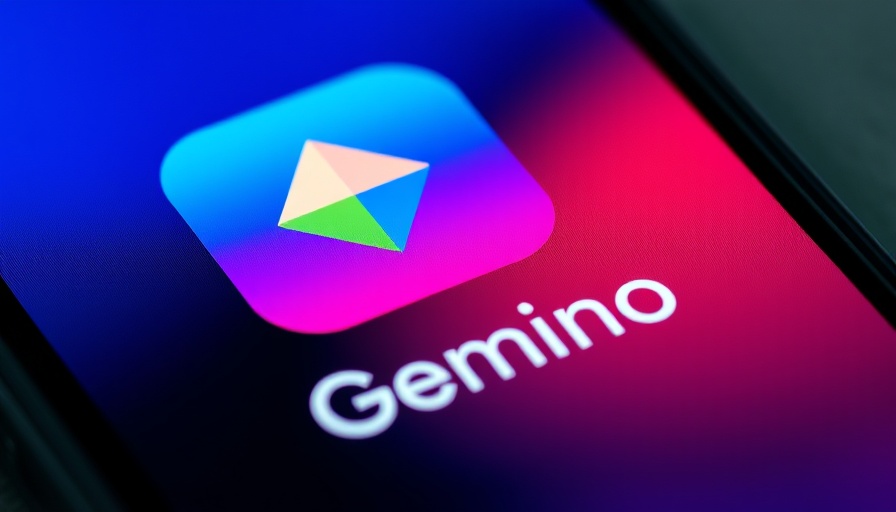 Close-up of Google Gemini app icon on smartphone, symbolizing Google Assistant retirement for Gemini.