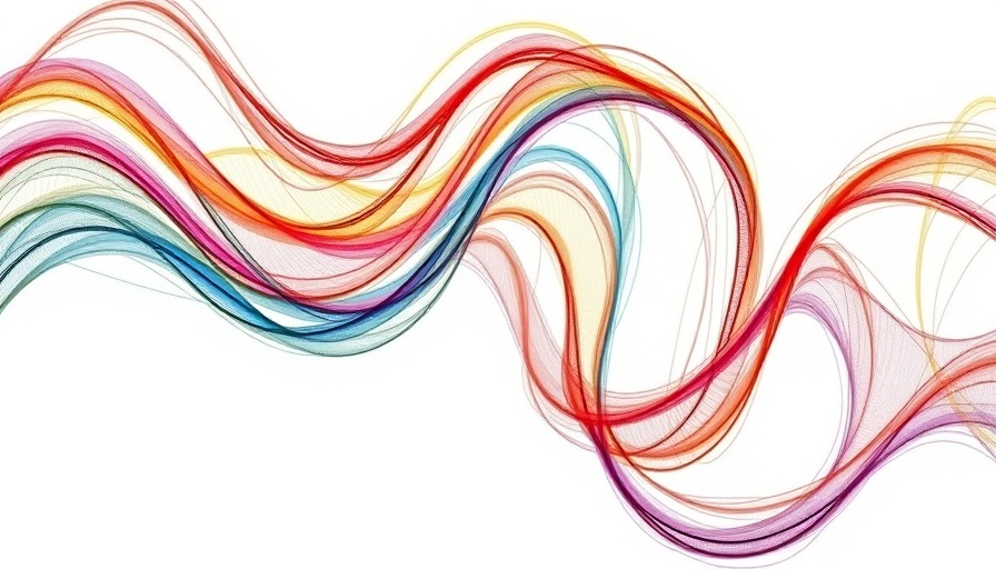 Abstract sketch style waves illustrating AI interpretability with sparse autoencoders.
