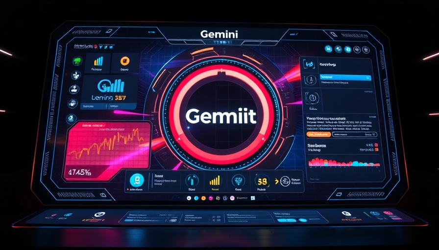 Gemini Deep Research free tool interface on digital display.