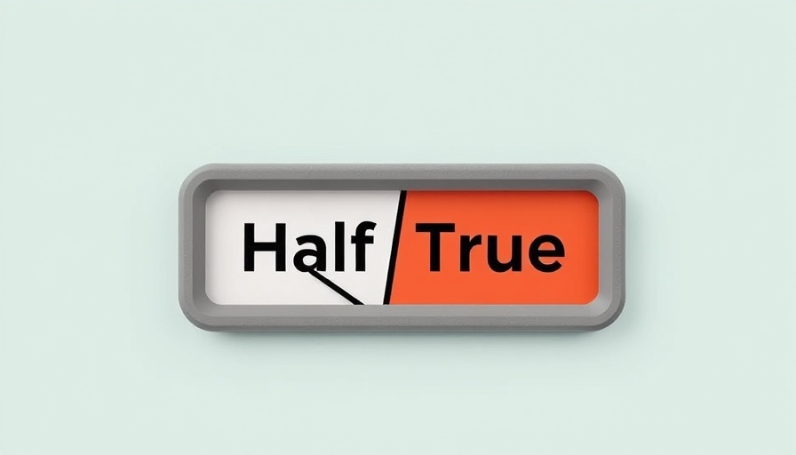 Retro truth meter indicating 'Half True' for Medicare Telehealth Coverage.