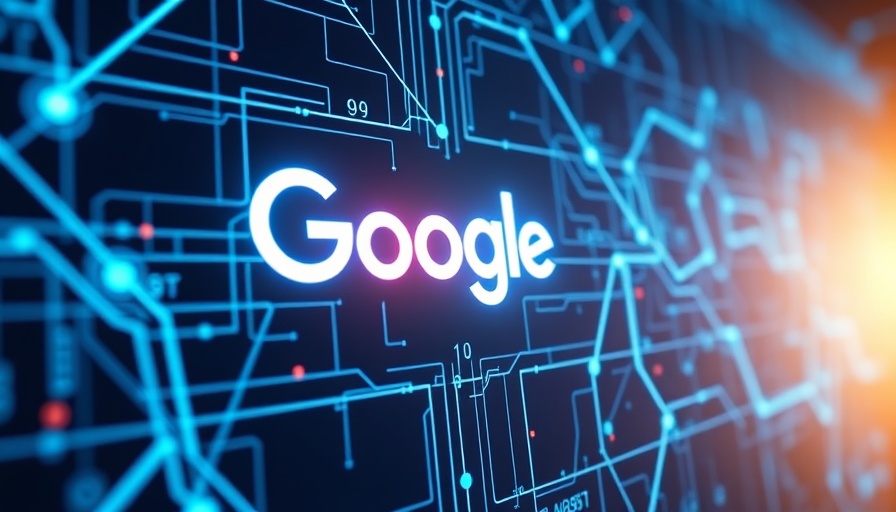 AI retrieval-augmented generation improvements with glowing Google logo.