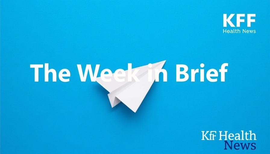 Minimalist paper airplane graphic with 'The Week in Brief'.