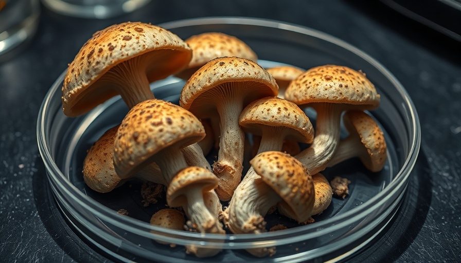 Psychedelic mushrooms in a petri dish for Colorado Psychedelic Mushroom Experiment.