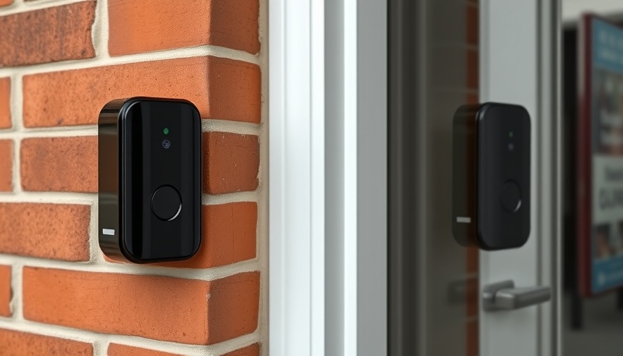 Close-up of Eufy Security Video Doorbell on brick wall.