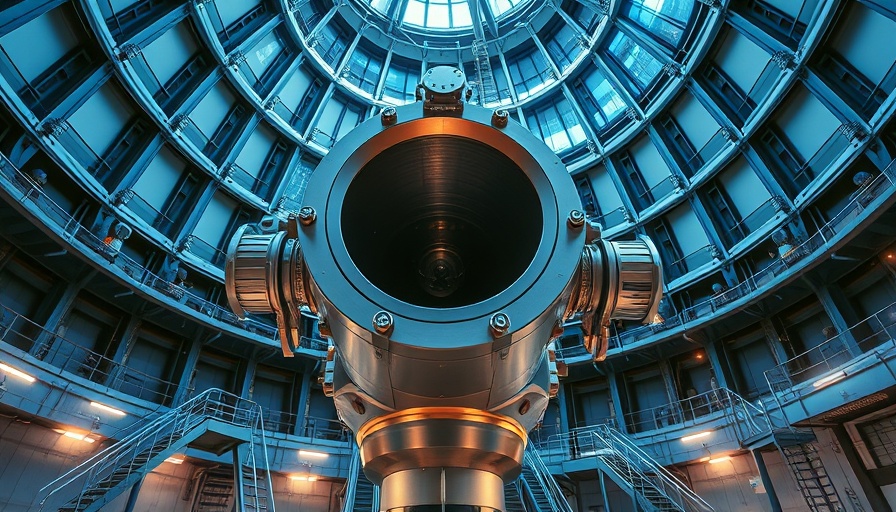Observatory telescope exploring Einstein's cosmological constant evolving.