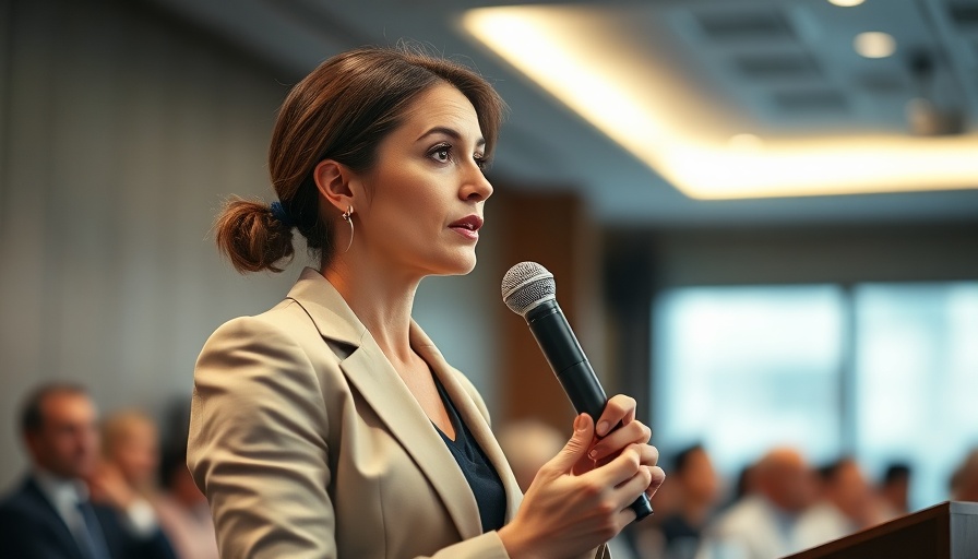 Expert woman discusses fentanyl as a national security threat at conference.