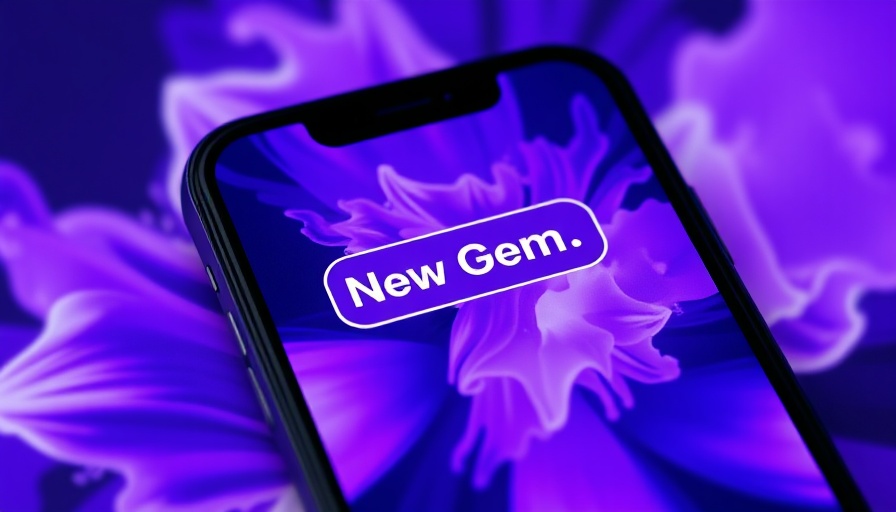Mobile app interface with New Gem button, free Gemini Gems.