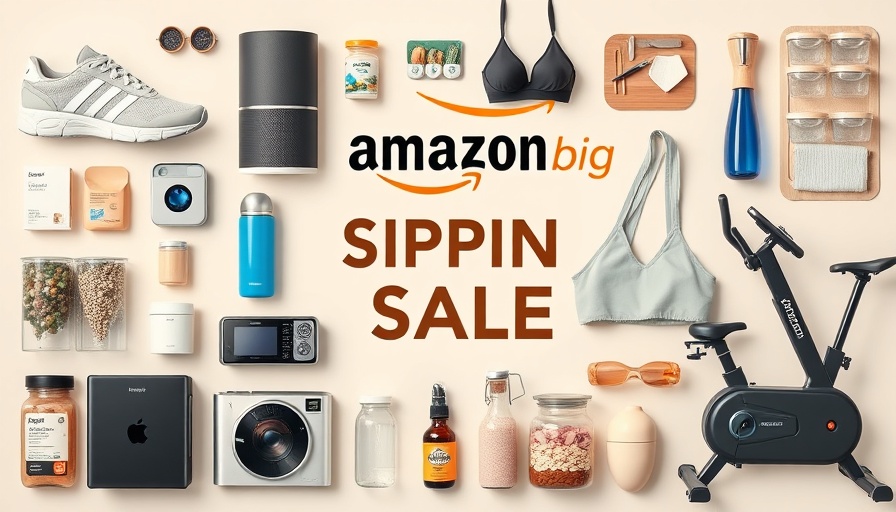 Health and wellness products from Amazon Spring Sale displayed in a collage