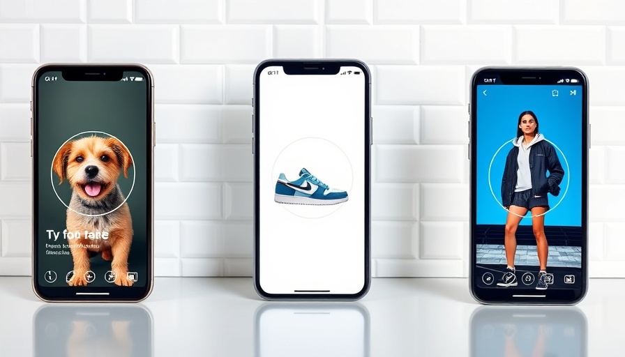 Smartphones displaying Google Circle to Search feature interface.