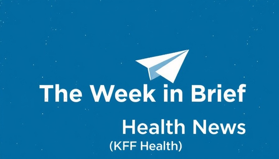 Retro paper airplane graphic, 'The Week in Brief'