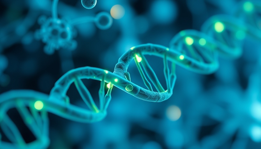 DNA strands showing mutations leading to chemotherapy resistance.