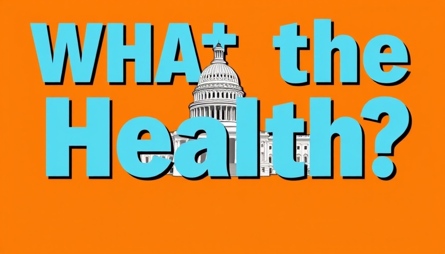 HHS workforce reductions impact on American health illustrated by US Capitol with text overlay.