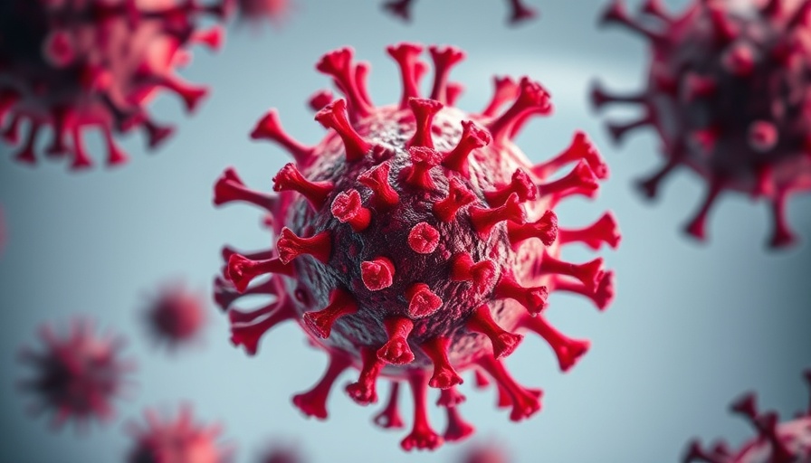 Microscopic view of emerging Hantavirus pandemics in vibrant detail.