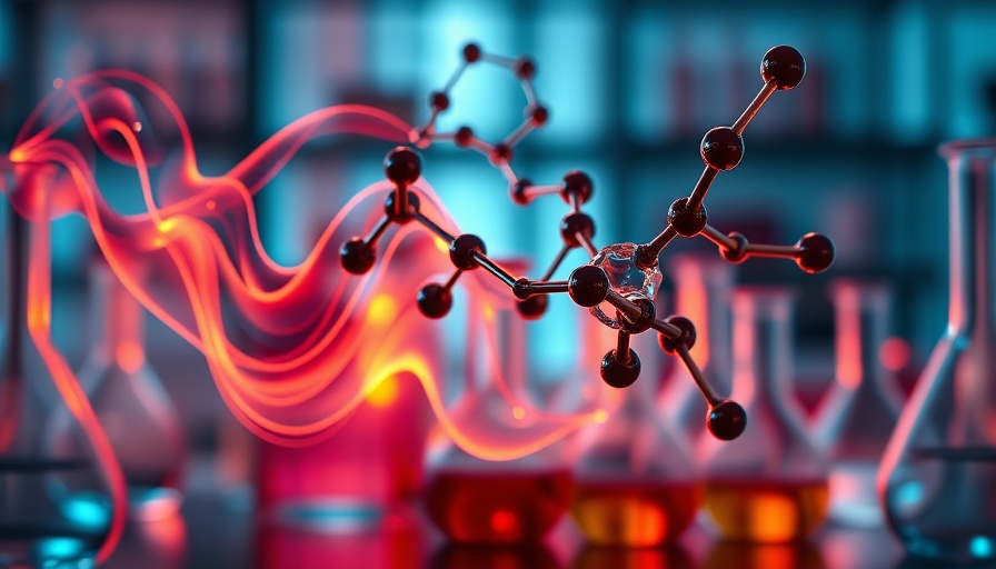 Dynamic abstract image representing LSD analogue with potential for treating schizophrenia.