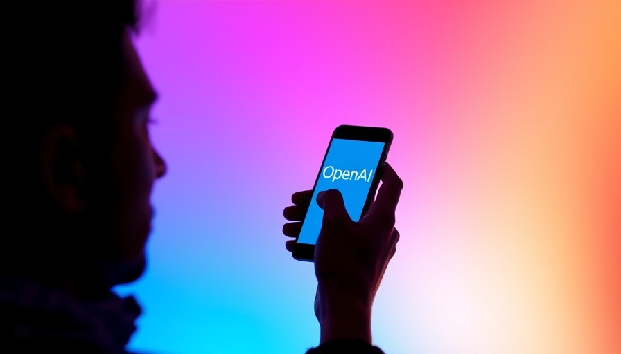 OpenAI AI models concept with silhouetted person and logo on screen