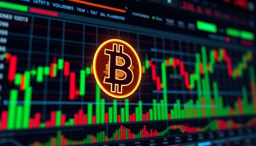 AI in Cryptocurrency Trading: Bitcoin trading interface with market trends.