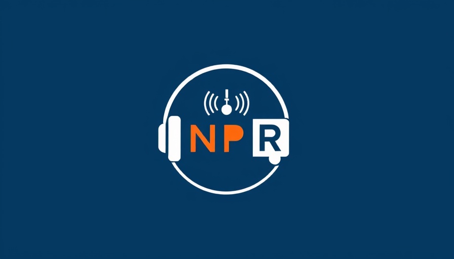 NPR logo design with headphones and radio tower, RFK Jr.'s comments on autism