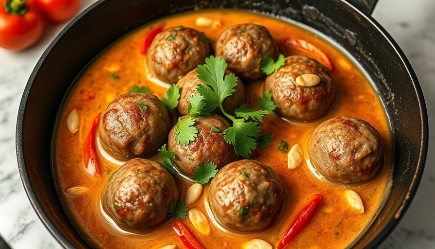 Best Meatball Recipes: Meatballs in creamy sauce with cilantro