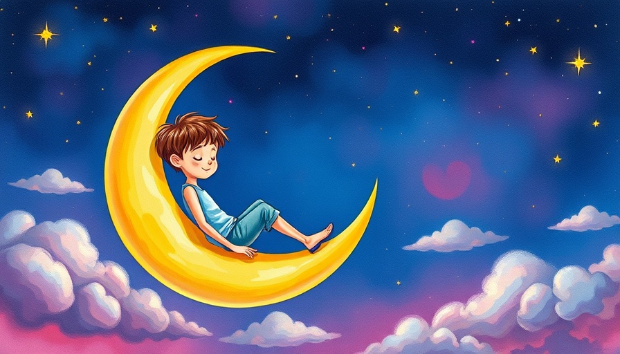 Colorful night sky with crescent moon and stars for 'how to get out of your own way'.