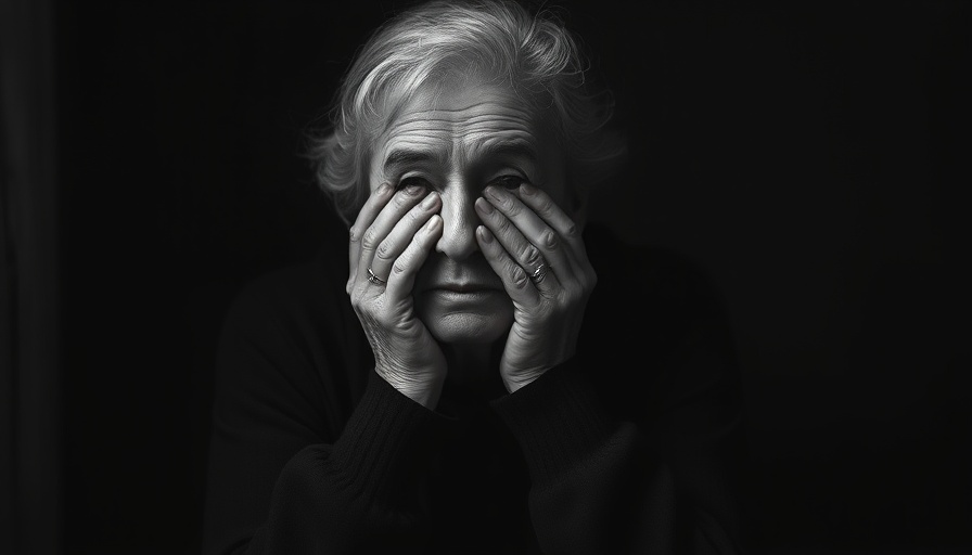 Elderly woman reflecting, conveying Tiny Stories of Humanity.